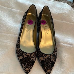 Guess-lace heels- size 8.5